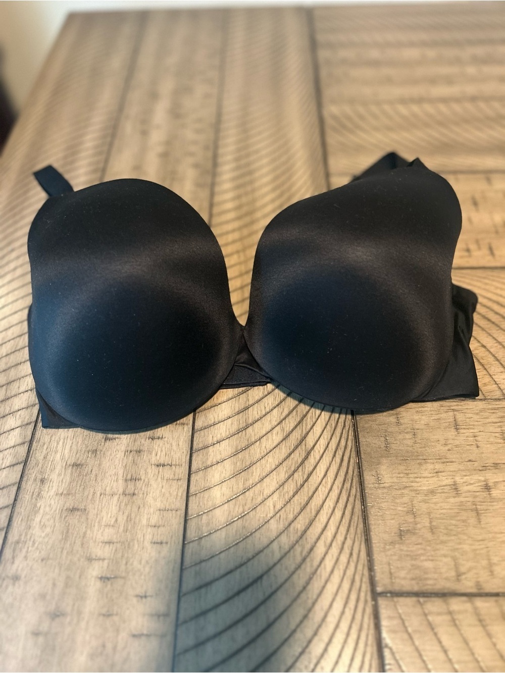 Wacoal Black Strapless Smooth Contour Bra 38DDD